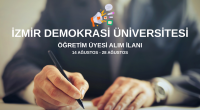 İzmir Demokrasi Üniversitesi öğretim üyesi alımı