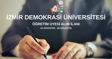 İzmir Demokrasi Üniversitesi öğretim üyesi alımı